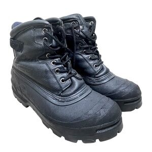 Steel Toe Leather Waterproof Thinsulate Men's Rain & Snow Work Boots Size 12